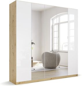 Hochglanz Weiß | Eiche Artisan