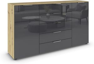 Eiche Artisan | Glas Basalt