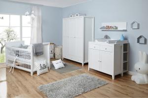 Ticaa 'Rosa' 4-tlg. Babyzimmer weiß