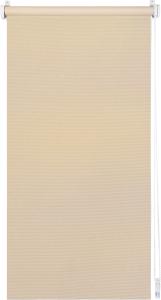 ondeco Klemmrollos ohne Bohren, Sichtschutz Rollo Fenster innen und Tür mit Klemmträger, Seitenzugrollo Lichtdurchlässig Blickdicht Sonnenschutz Trend - Sand - 120x150 cm