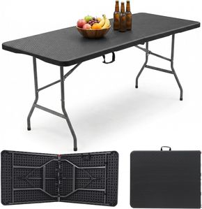 Schwarz Rattanoptik