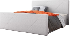 Mirjan24 Boxspringbett Ziton 4, Beige, 140x200 cm