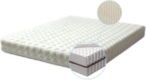 Latexmatratze Kokos 180x200 - Höhe 20 cm - Härtegrad H3 fest