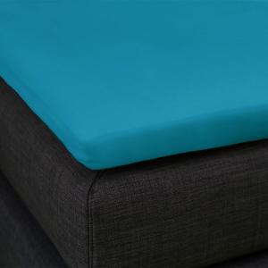 Formesse Bella Donna Topper Spannbetttuch La Piccola | 100x200 cm | petrol