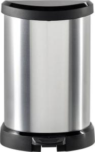 curver Mülleimer 20,0 l silbermetallic