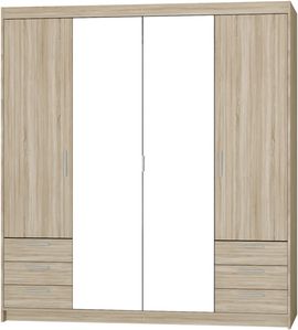 Kleiderschrank mit Spiegel 4D6S