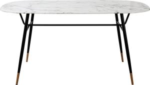 Tisch Glas und Metall 160x90