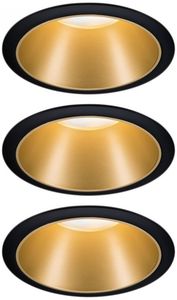 Schwarz, Gold Matt