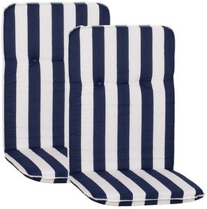 Blau Weiß Gestreift
