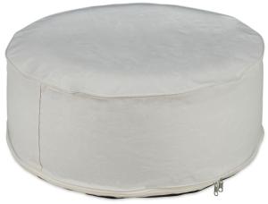 Aufblasbarer Hocker in Creme