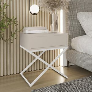Beige / Weiß
