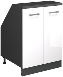 White High Gloss/Anthracite