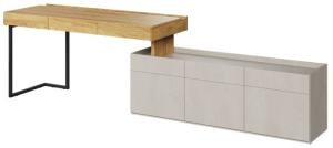 Kinderzimmer-Set Teen Flex 2-teilig Hickory Natur betonfarben