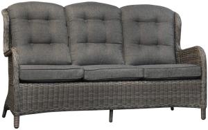 osoltus Sandy Stone 3er Sofa Bank Lounge Wicker anthrazit wetterfest