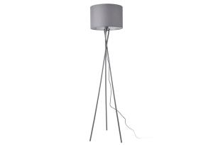 Lux. pro 'Grenoble' Stehlampe, Metall grau, Höhe: 154 cm