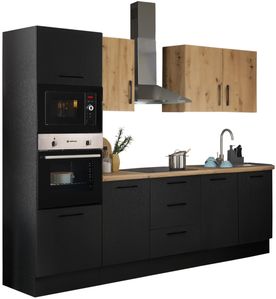 Schwarz Matt | Artisan Eiche