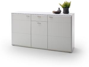 Sideboard 'AMORA' weiß matt tiefzieh Kommode 165 cm