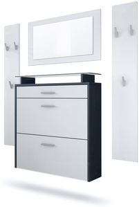 Anthrazit matt/Weiß matt