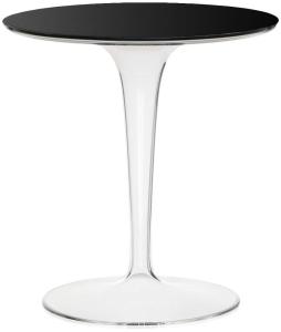 Kartell Tip Top Beistelltisch, Schwarz glänzend
