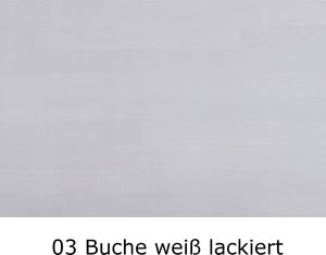Buche Weiß lackiert