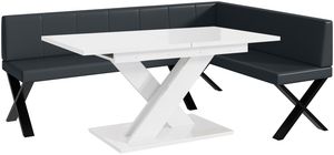Kunstleder/B Weiß Hochgl.