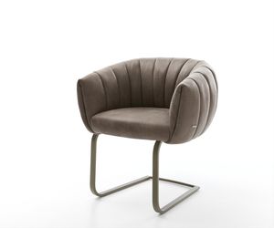 Sitzschale: Taupe Vintage; Gestell: Titan