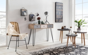 MAILBOX Konsolentisch MDF White Wash