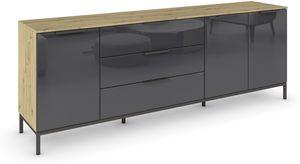 Eiche Artisan | Glas Basalt
