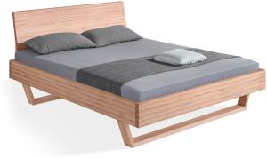 dormiente Massivholzbett Udana mit Rückenlehne Wildeiche 200x220