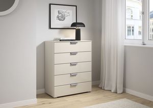 Beige/Grau, Glasfront