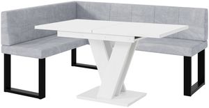 Samt/M Weiß Matt