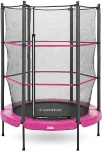 Salta Junior Trampolin, rund pink, 140cm, Pink