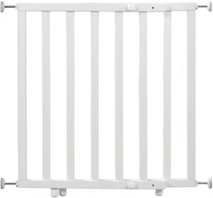 roba Türschutzgitter zum Klemmen - Breite 62-105 cm - Treppengitter für Kinder und Haustiere - Weiß