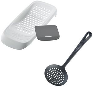 Spätzlereibe+schaumlöffel