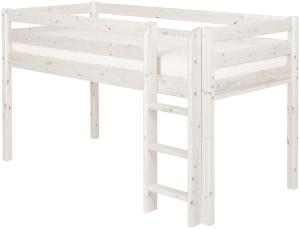 Flexa Classic Halbhochbett 90x190 cm Weiß