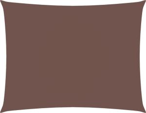 vidaXL Sonnensegel Oxford-Gewebe Rechteckig 3,5x4,5 m Braun 135819