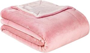 s. Oliver Doublesoft Kuscheldecke 150x200 - super kuschelig & warm, Polyesterflausch Decke rosa