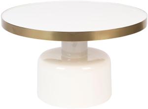 Couchtisch GLAM WEIß von ZUIVER Ø 60 cm