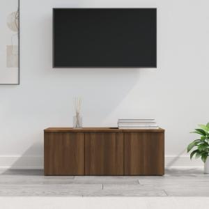 vidaXL TV-Schrank Braun Eichen-Optik 80x34x30 cm Holzwerkstoff 815500