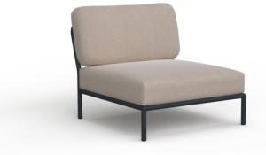 LEVEL Outdoor Sessel Lounge-Modul 1 Dunkelgrau Asche