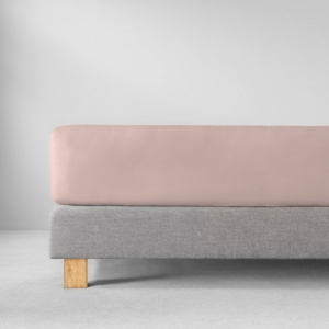 ESTELLA Spannbetttuch Zwirnjersey | rosa | 150x200 cm | passend für Matratzen 140-160 cm (Breite) x 200-220 cm (Länge) | trocknerfest und bügelfrei | 97% Baumwolle 3% Elastan