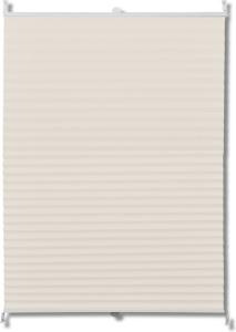 Plissee Faltrollo Rollo Jalousie Plisseerollo 90x200cm Creme 240640
