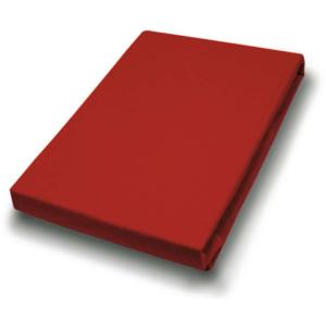 Hahn Haustextilien Elasthan-Feinjersey-Spannlaken Royal 140-160x200-220 cm rot