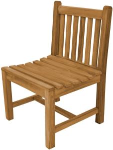 Teak Gartenstuhl Piceno Rot