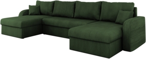 Ecksofa Kristofer U Cord (Farbe: Poso 15)