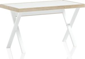 Cilek Schreibtisch X-Leg Arbeitsplatz 76x130 cm Kinderschreibtisch Jugendschreibtisch White Oak