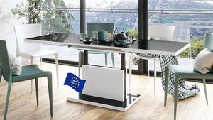 Schwarz Hochglanz / Weiß Matt