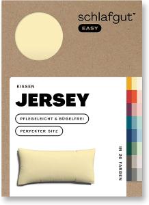 Schlafgut Kissenbezug EASY Jersey, (1 Stück), Kissenhülle mit Reißverschluss, weich und saugfähig, Kissenbezug