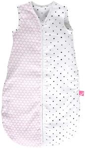 Babyschlafsack Sommer aus Baumwollmusselin von Motherhood - kuscheliger Babyschlafsack Öko Tex Standard, Klasse 1, Größe: 6-18 Monate, rosa classics