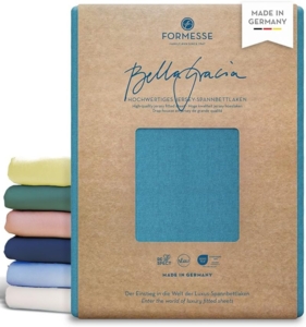 Formesse Jersey Spannbetttuch Bella Gracia|140x200 - 160x220 cm| arktis